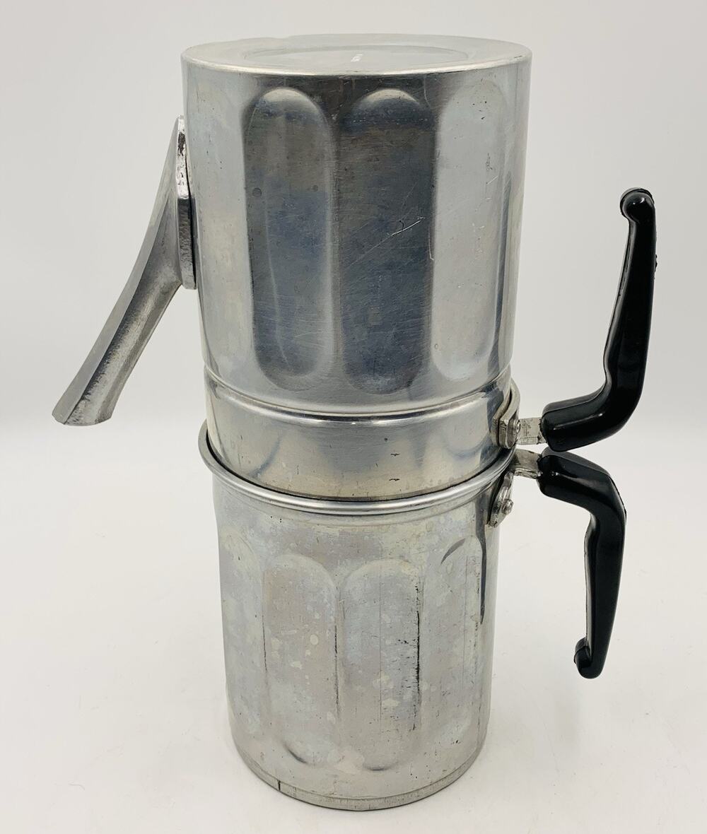 Vintage Ferrara Italy Neapolitan Flip Drip Coffee Maker 6 Cup Espresso Pot